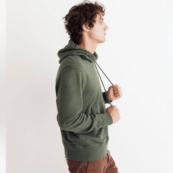 Madewell Pullover Hoodie Sweatshirt Green Size XL - Picture 1 of 6